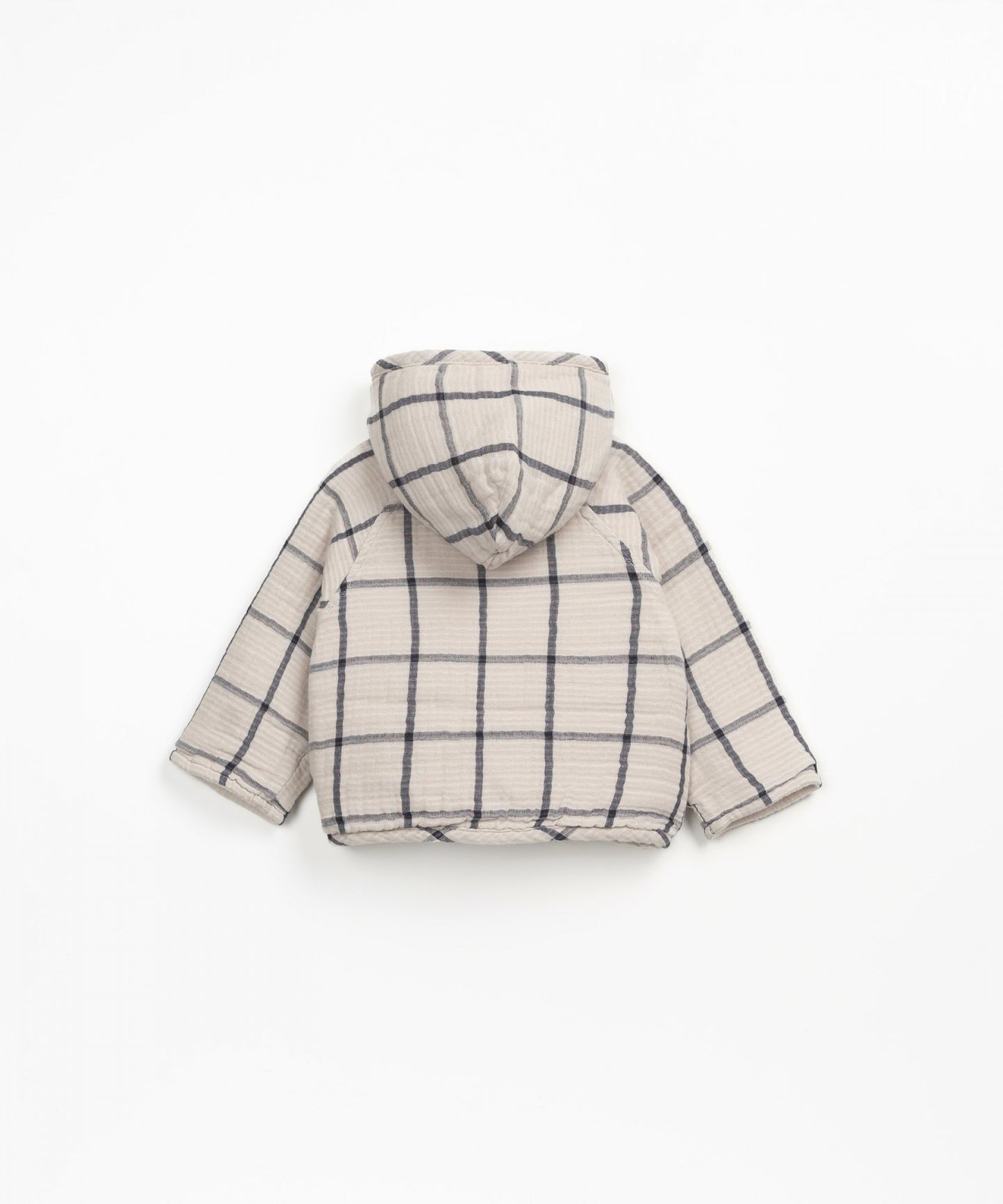 Play Up Checked Woven Hoodie