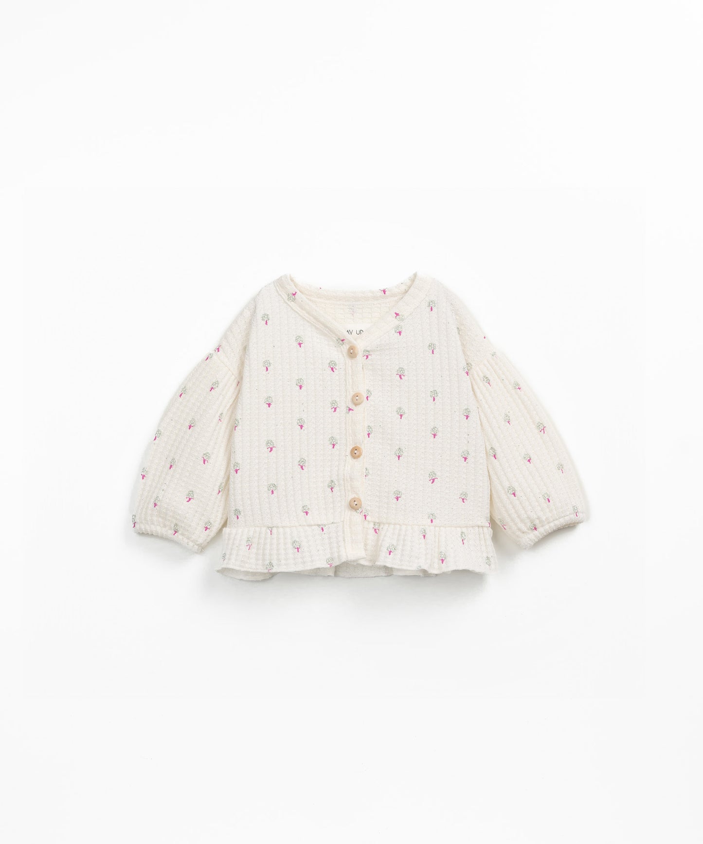Play Up Printed Rib Cardigan