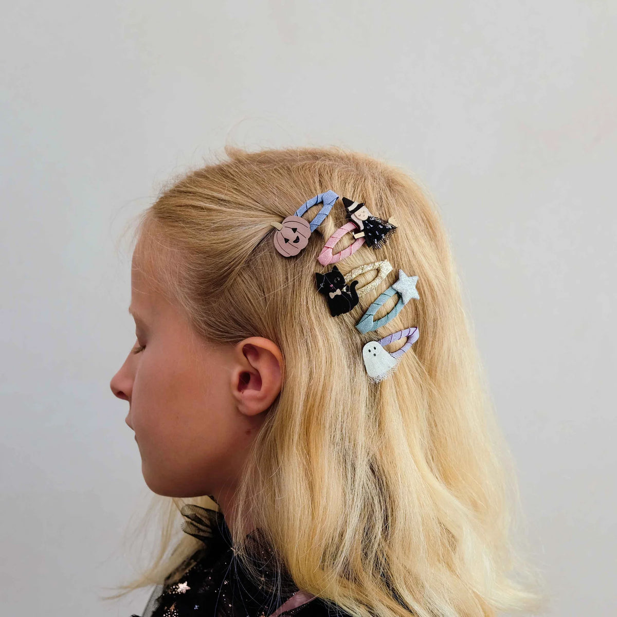 Mimi & Lula Halloween Mini Hair Clips - Black