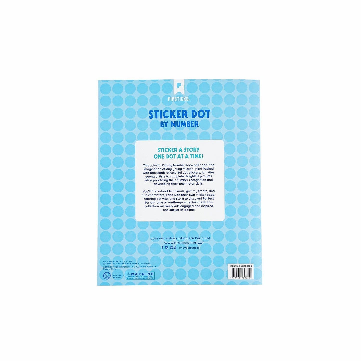 Pipsticks - Sticker Dot by Numbers Volume 1