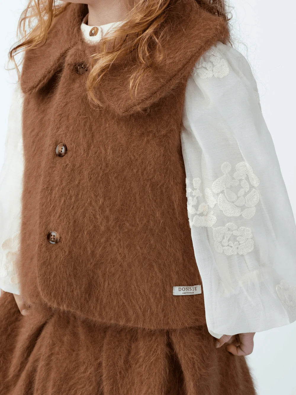 Donsje Anja Gilet Hazelnut