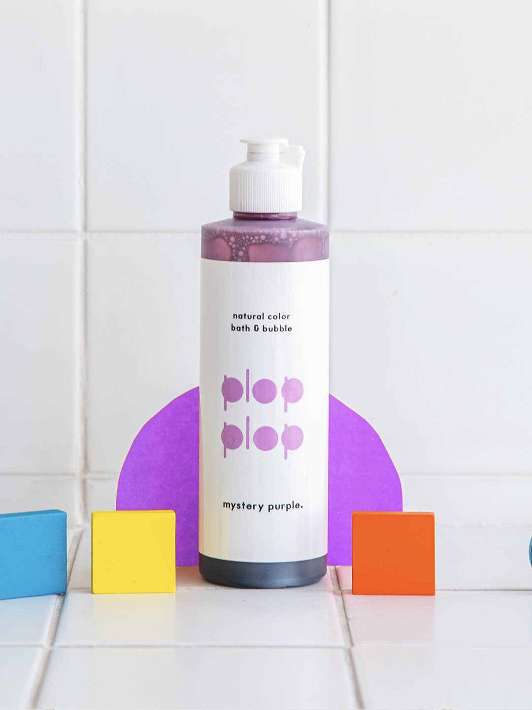 Living Refinery - Plop Plop Natural Color Bubble Bath - Mystery Purple (230g)