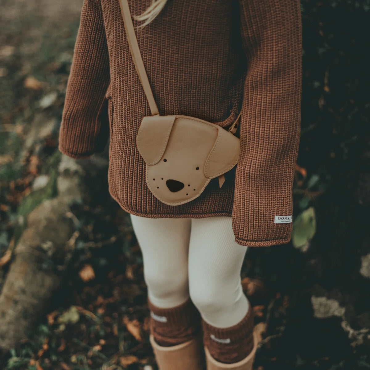 Donsje Britta Classic Purse Dog Truffle