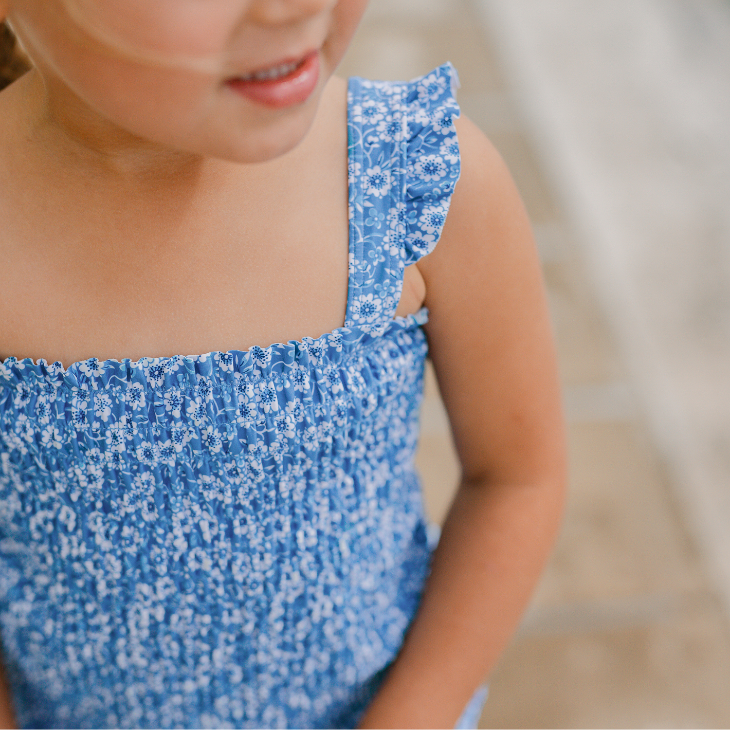 Minnow Girls Smocked One Piece