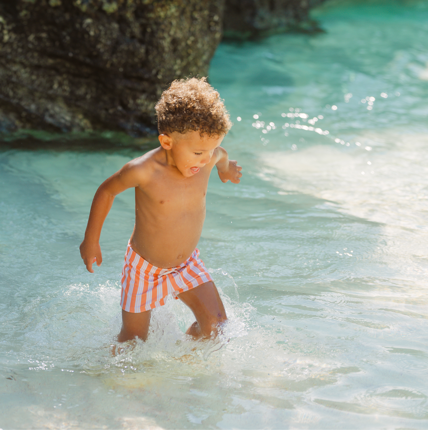 Minnow Boys Stripe Boardie