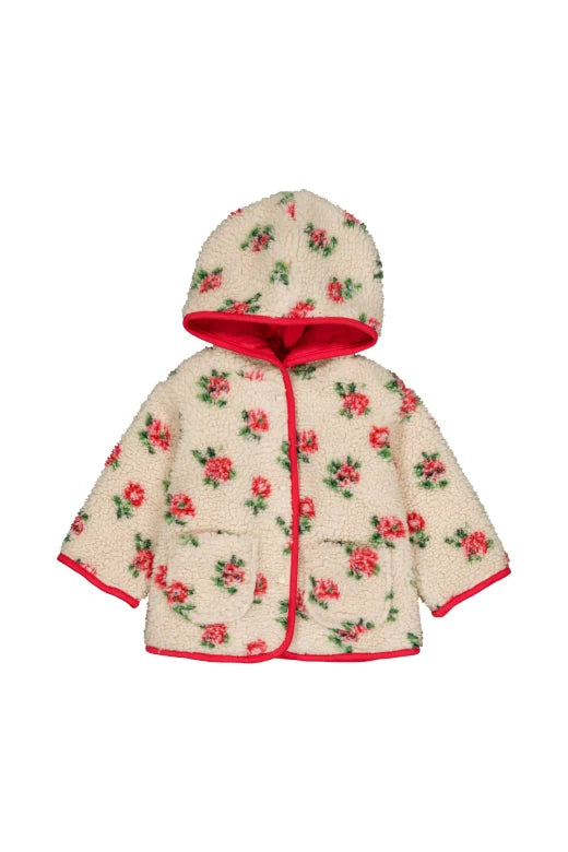 Hello Simone Poppy fleece coat Romance