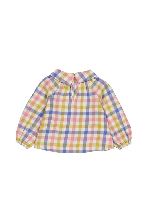 Hello Simone Paloma baby blouse Check Sicties