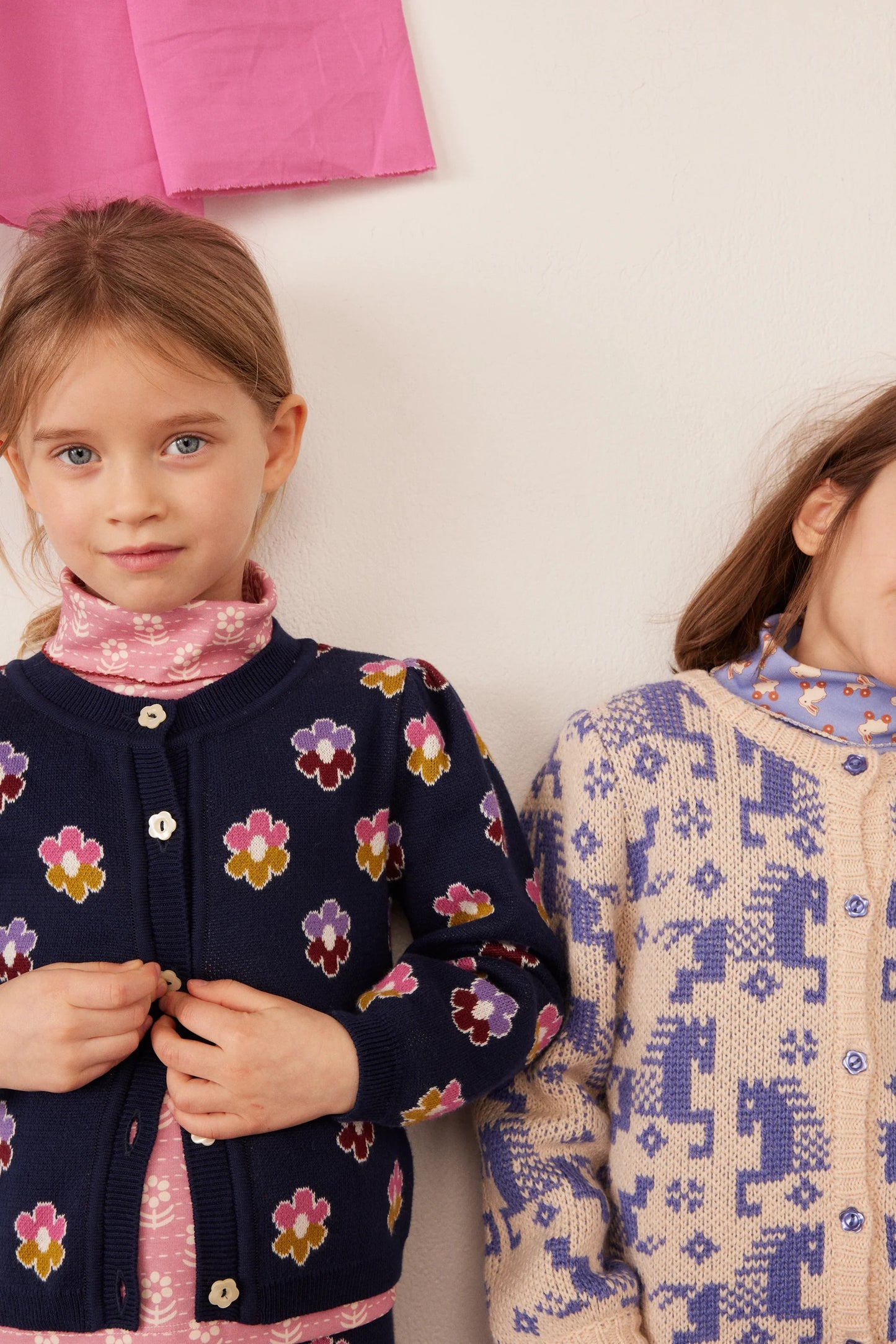 Hello Simone Lison cardigan Rainbow Flower