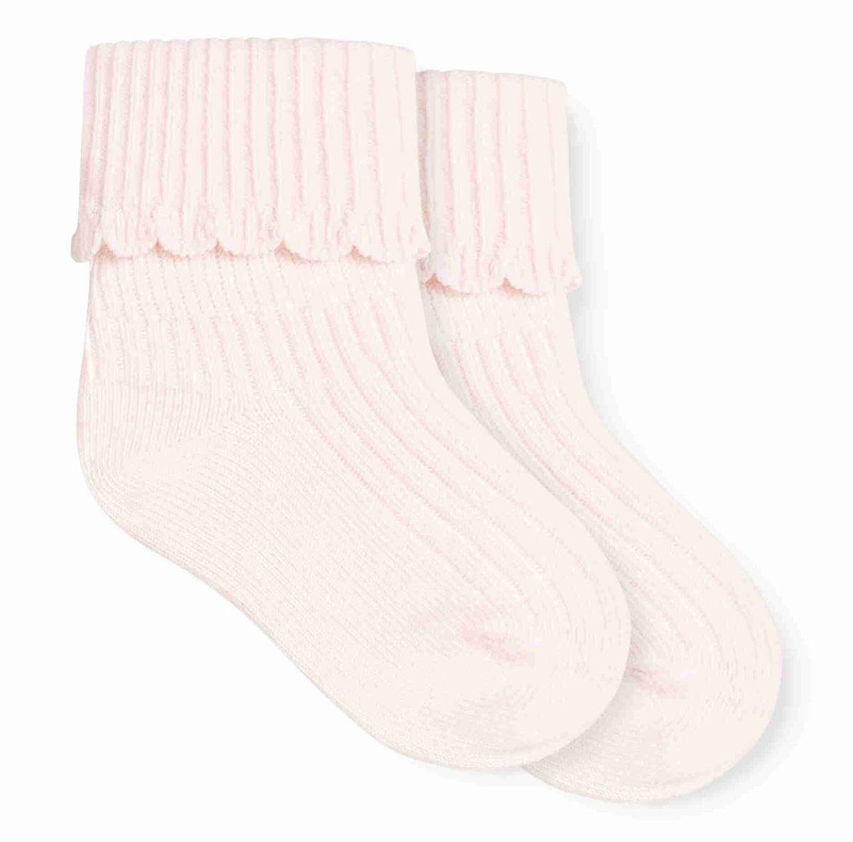 MarMar Copenhagen Newborn Socks Scallop 2-pack