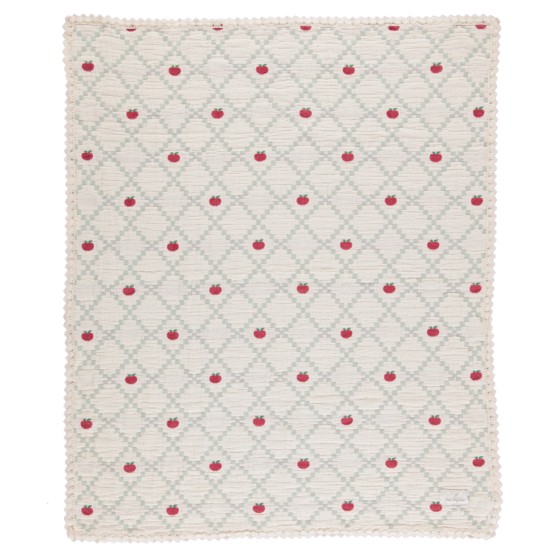 Bebe Organic Apple Blanket - Apple Patchwork
