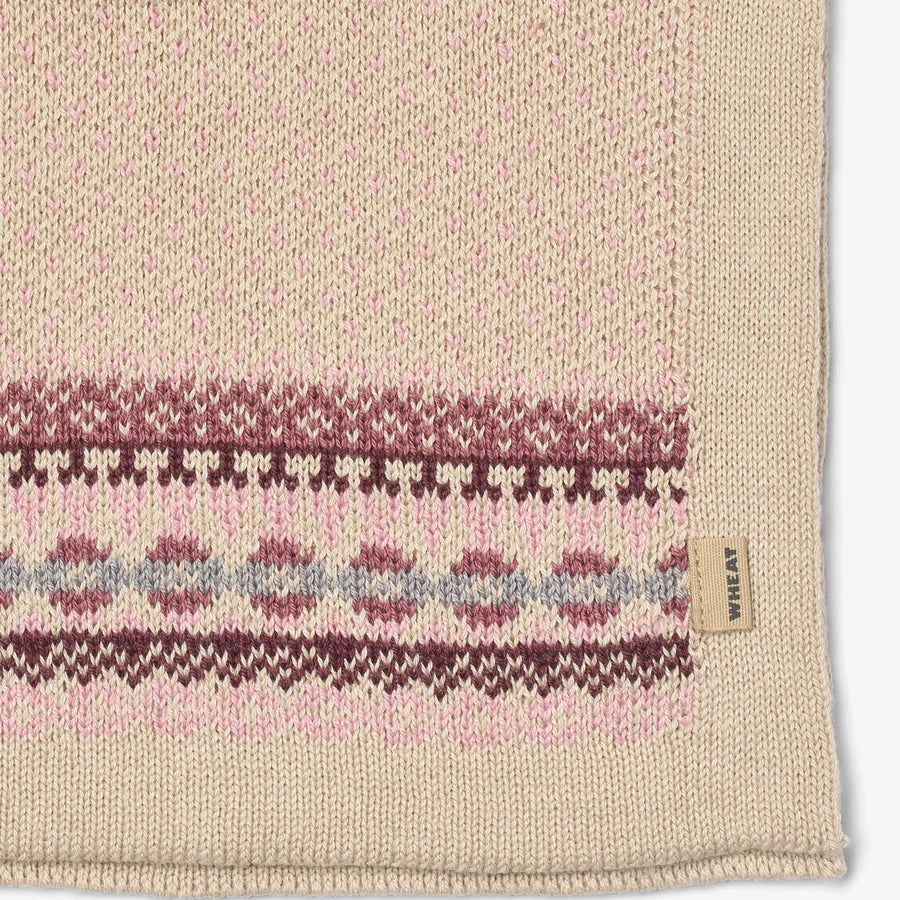 Wheat Jacquard Neckwarmer Stoffe