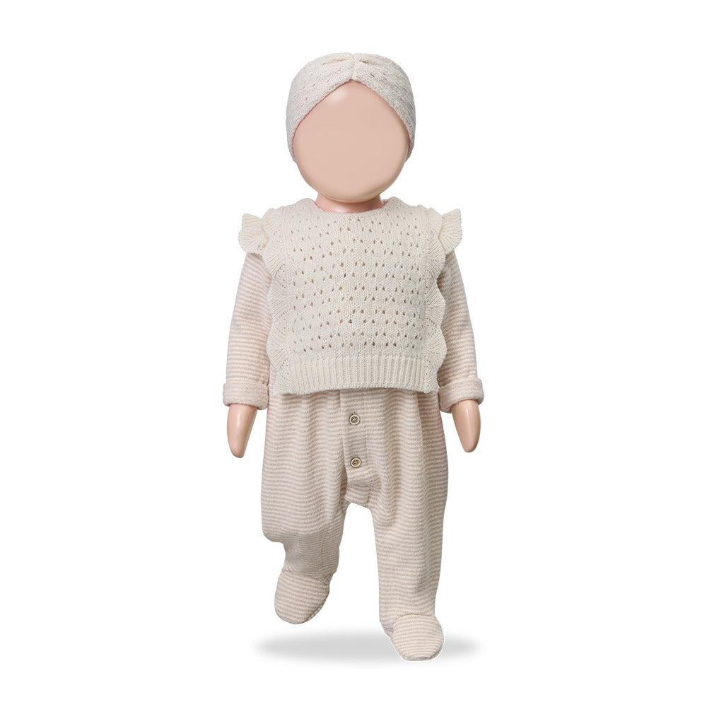 1+ in the Family Orleans Girly Jumpsuit W/feet