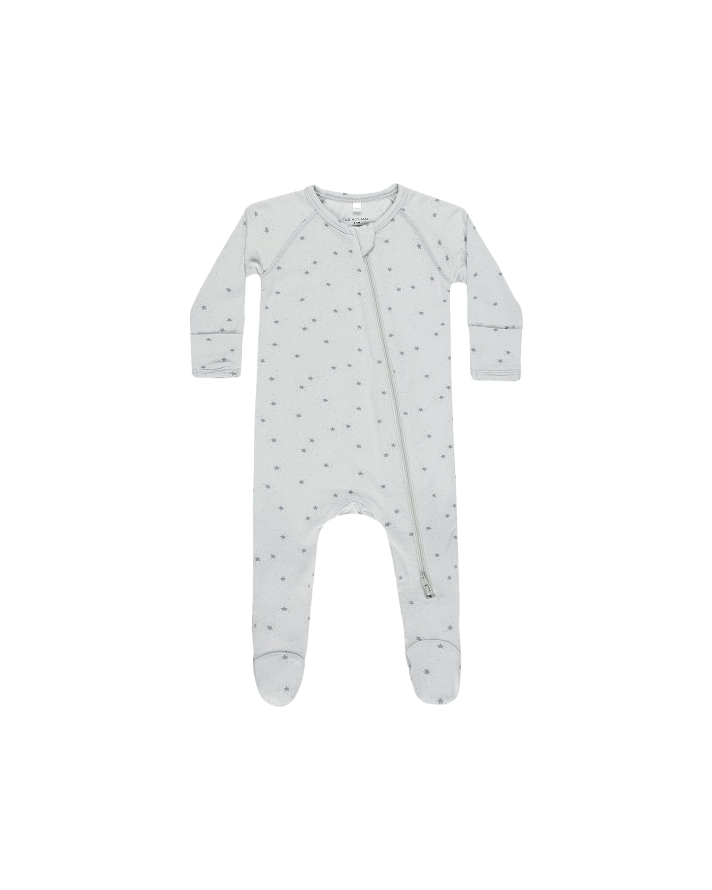 Quincy Mae Bamboo Zip Footie