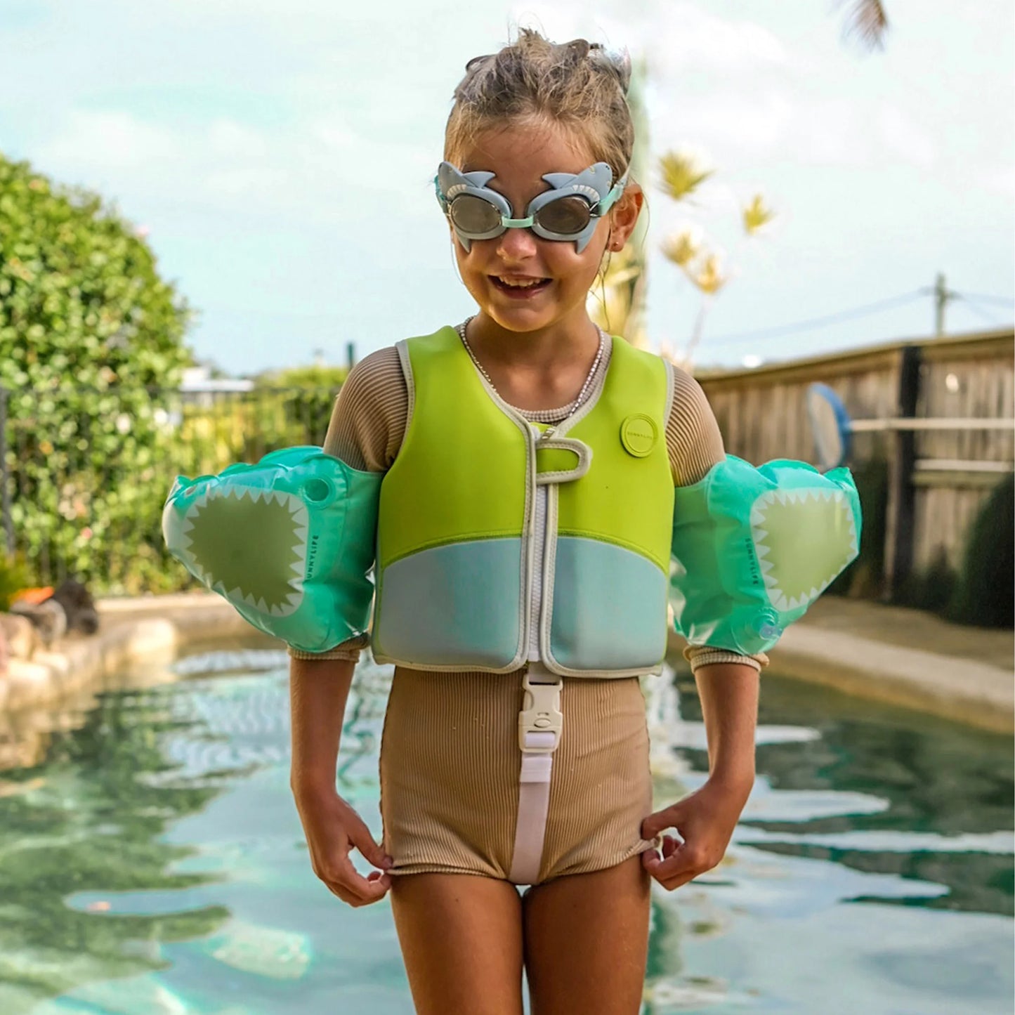 SunnyLife Salty the Shark Goggles