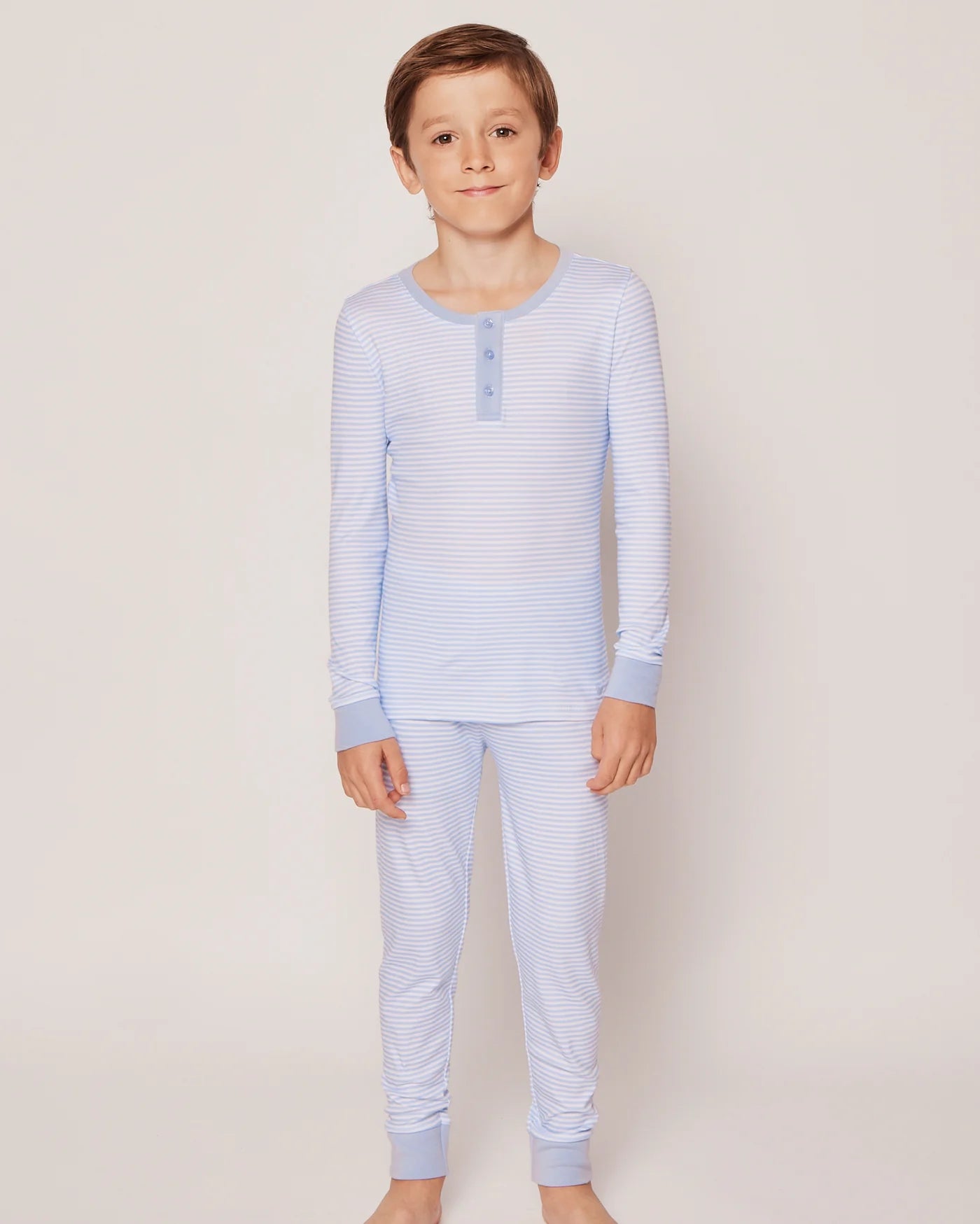 Petite Plume Pima Cotton Stripe Pajamas