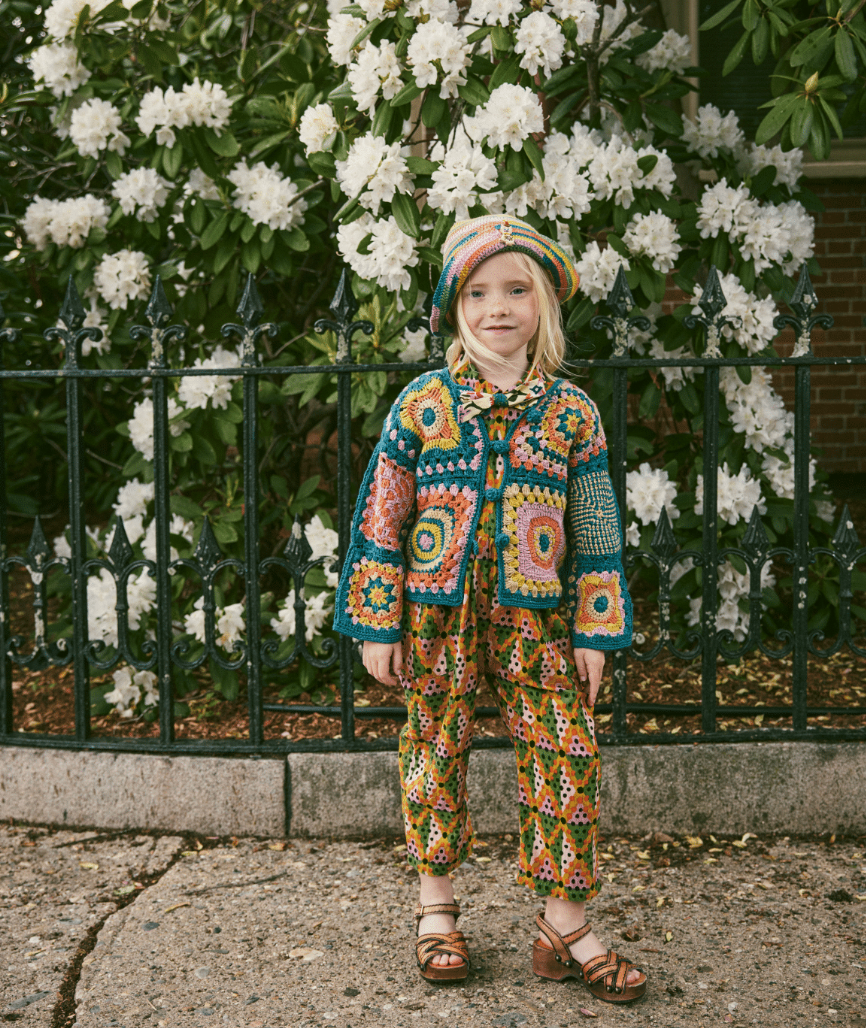 Misha & Puff Crochet Afghan Cardigan