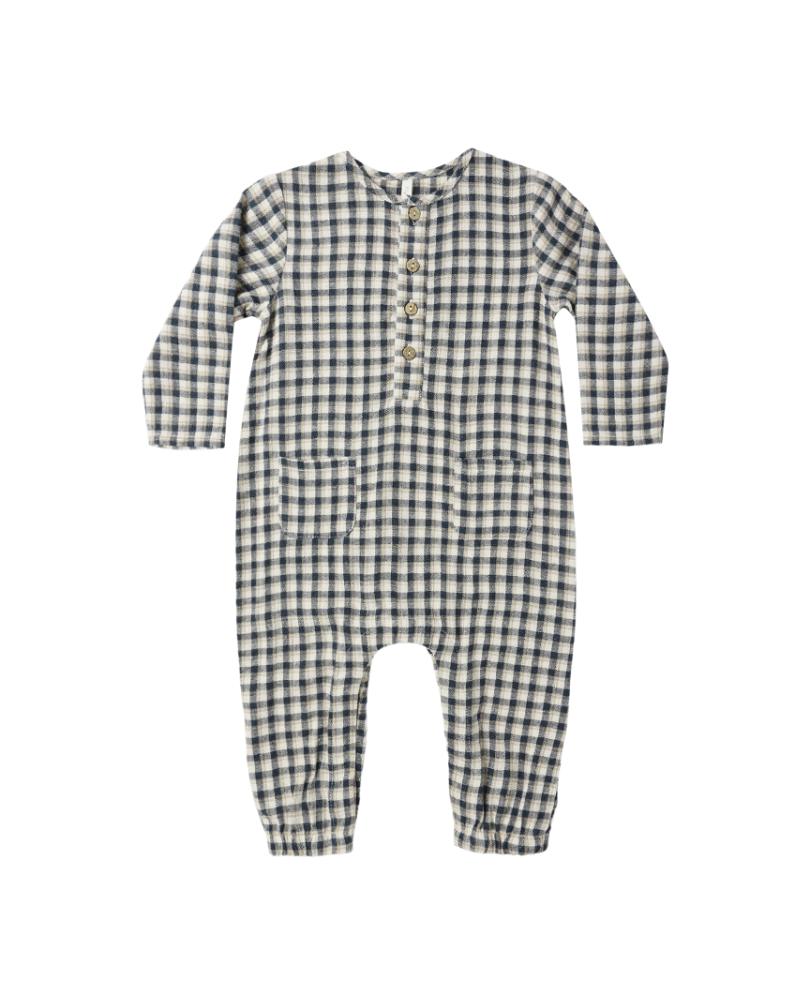Rylee + Cru Long Sleeve Woven Jumpsuit