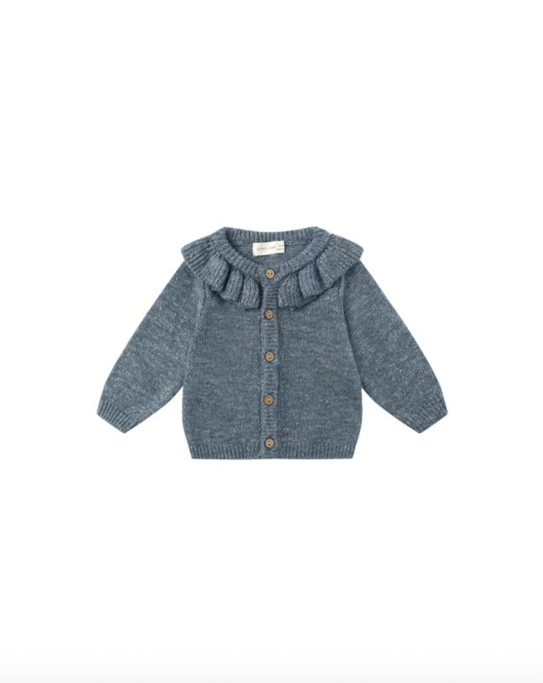 Quincy Mae Ruffle Collar Cardigan