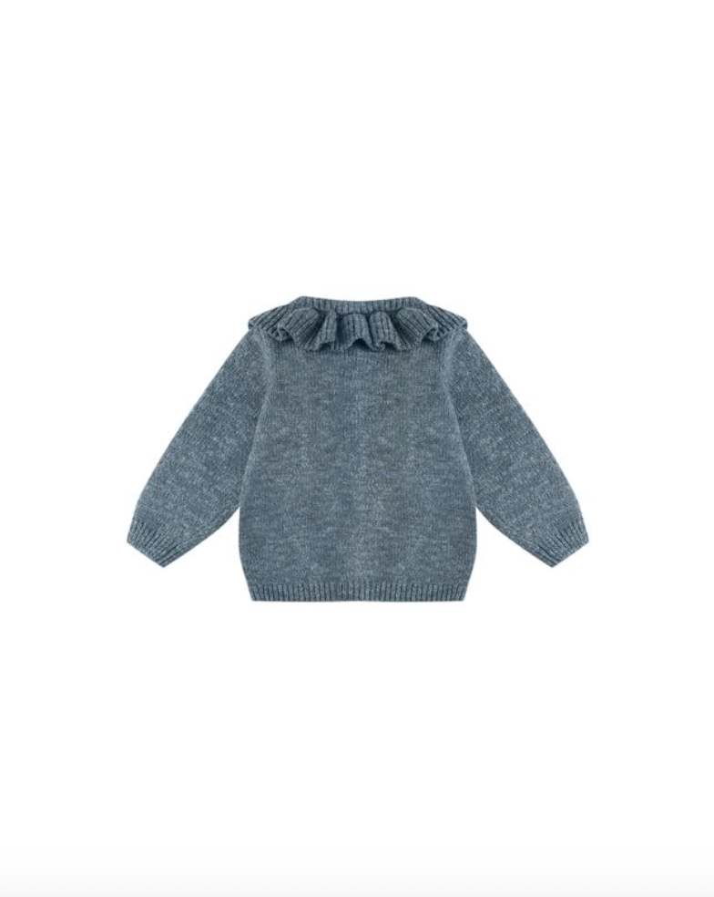 Quincy Mae Ruffle Collar Cardigan