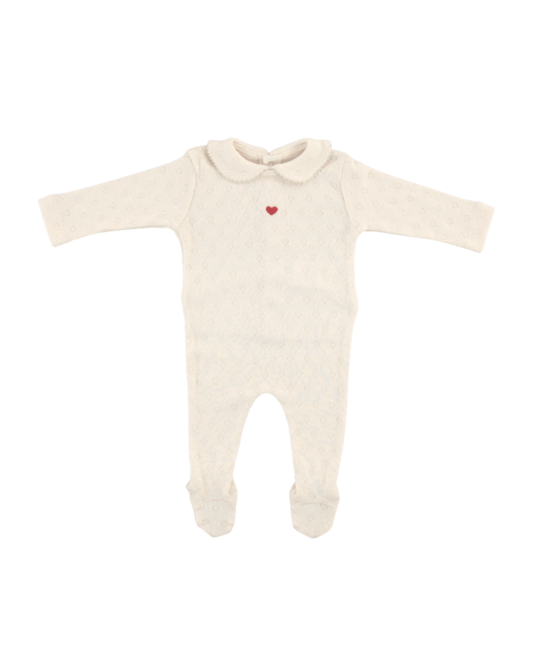 Bebe Organic Heart Collar Overall