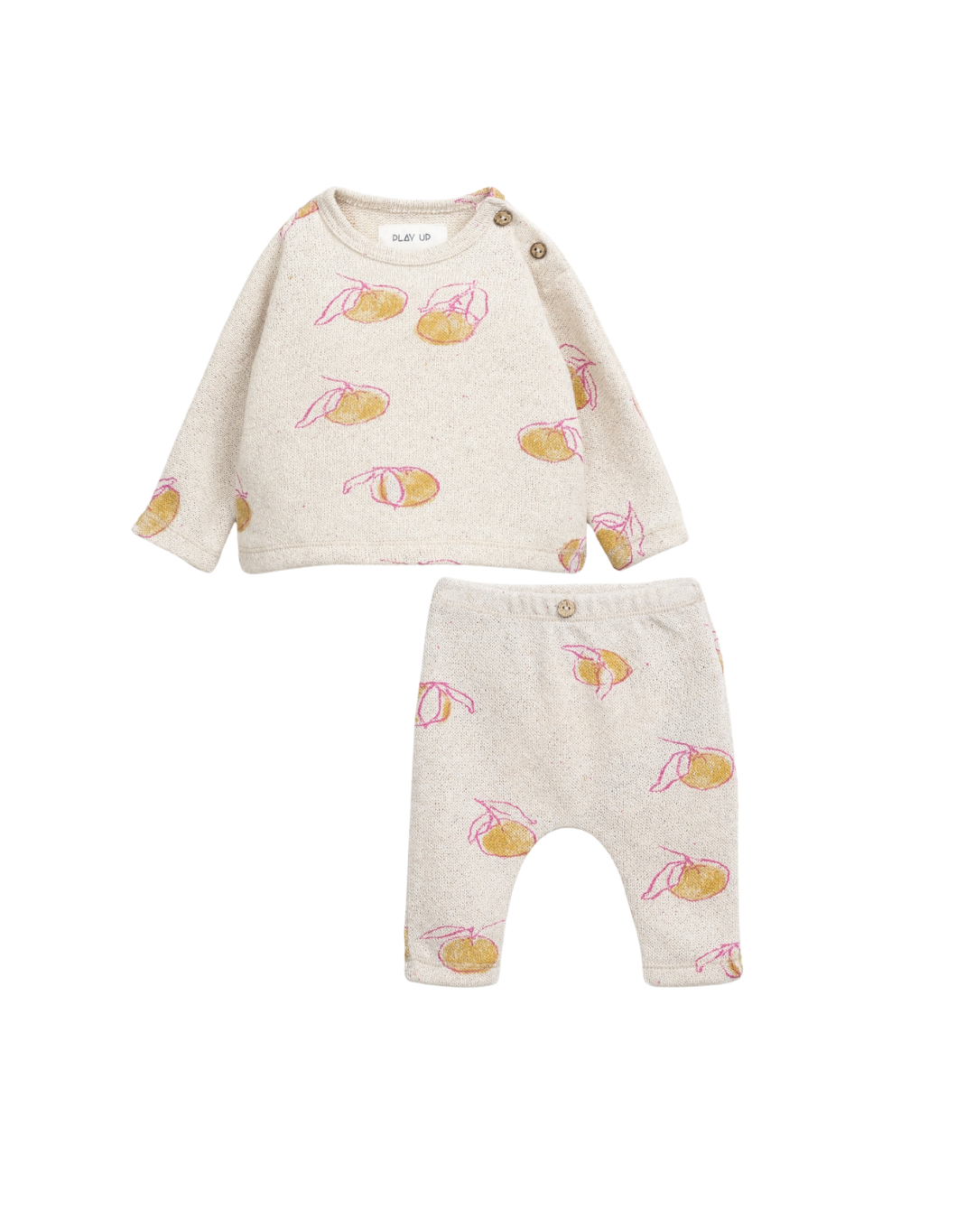 Play Up Printed Jersey Sweater Set