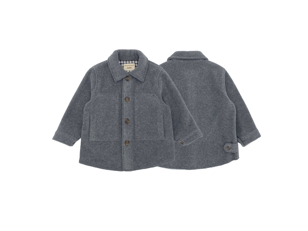 Zhoe & Tobiah Shirt Jacket - Blue