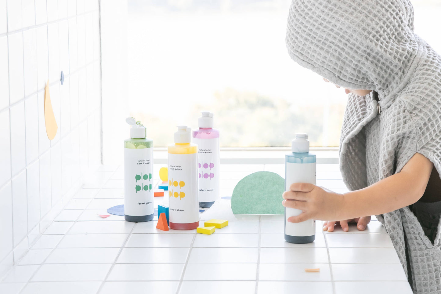 Living Refinery - Plop Plop Natural Color Bubble Bath - Ocean Blue (230g)