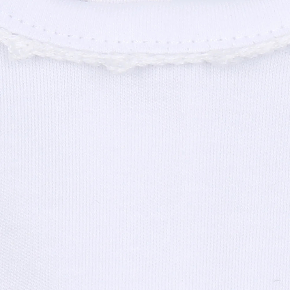 Magnolia Baby Joy Footie with Crochet Trim