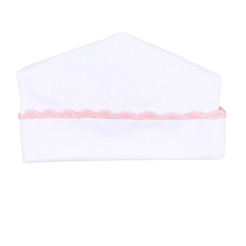 Magnolia Baby Joy Hat with Crochet Trim