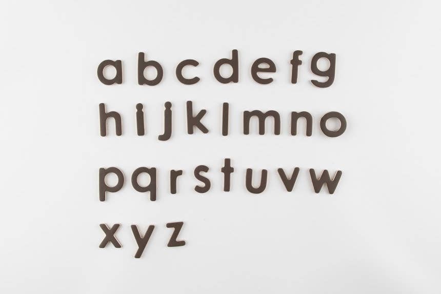 Living Refinery - Magnetic Lowercase Alphabet Set