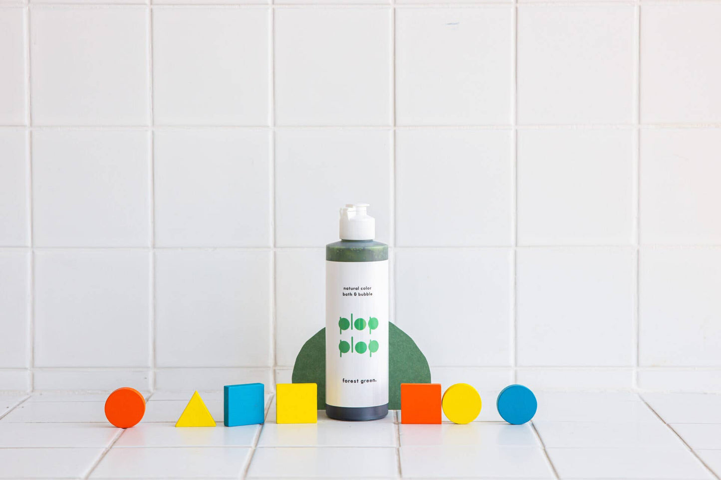 Living Refinery - Plop Plop Natural Color Bubble Bath - Forest Green (230g)