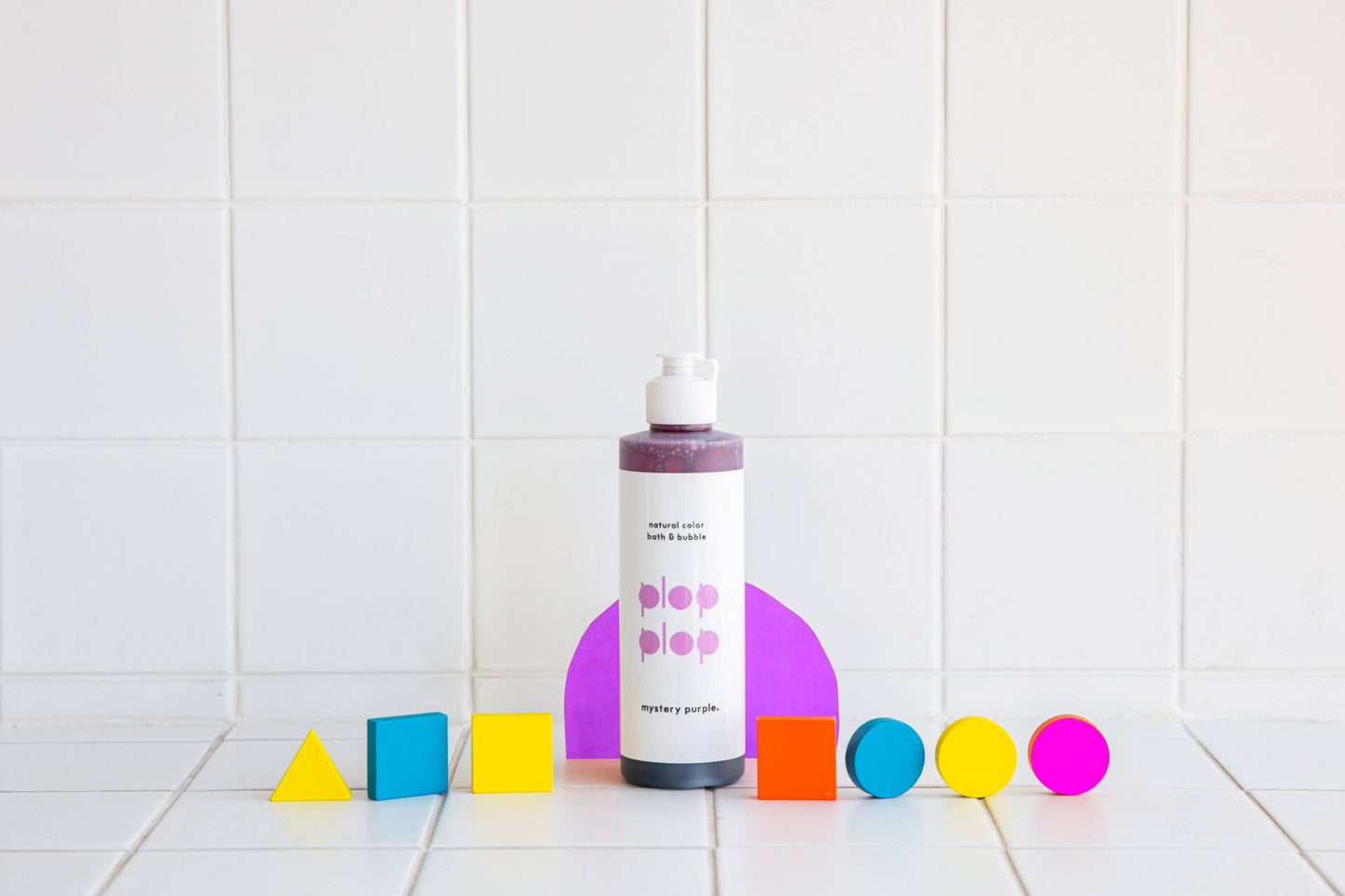 Living Refinery - Plop Plop Natural Color Bubble Bath - Mystery Purple (230g)