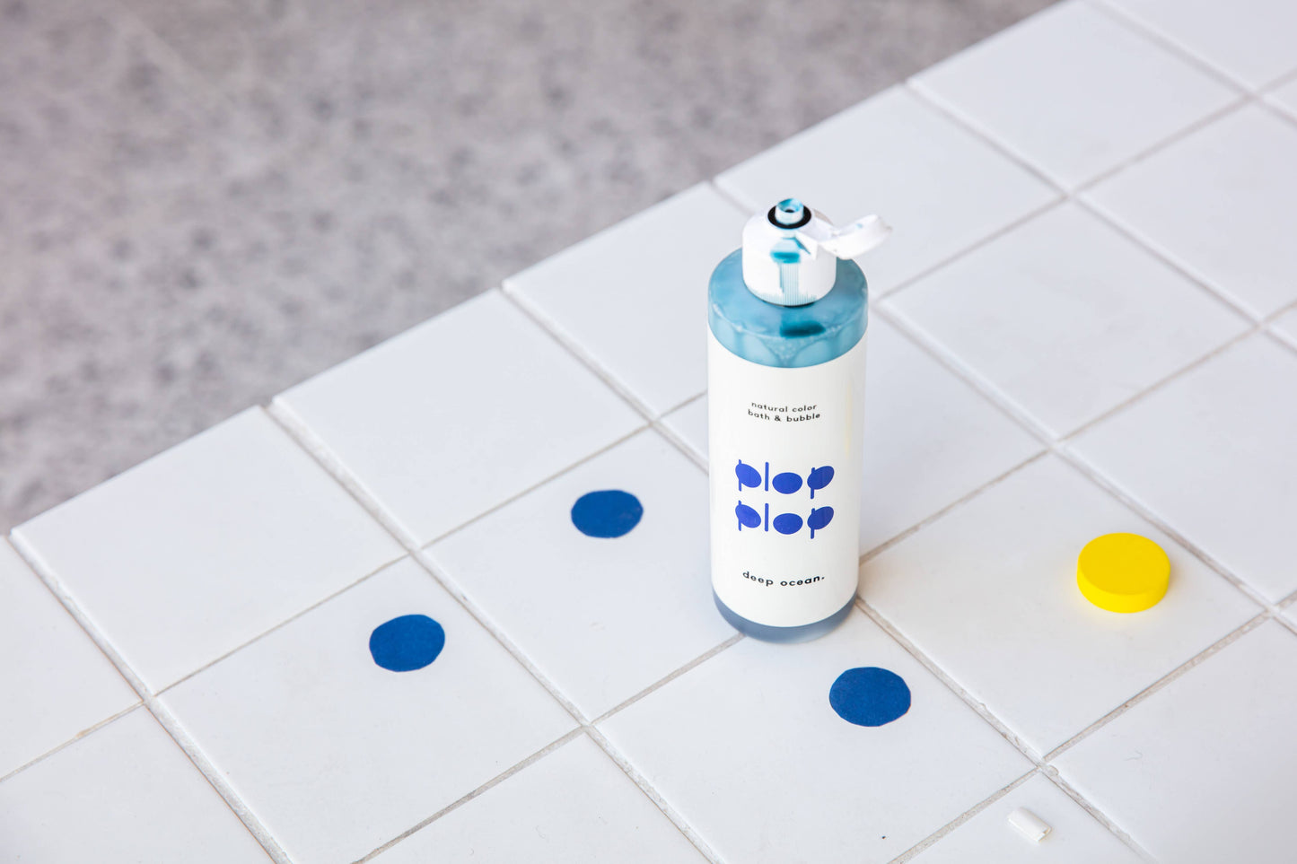 Living Refinery - Plop Plop Natural Color Bubble Bath - Ocean Blue (230g)