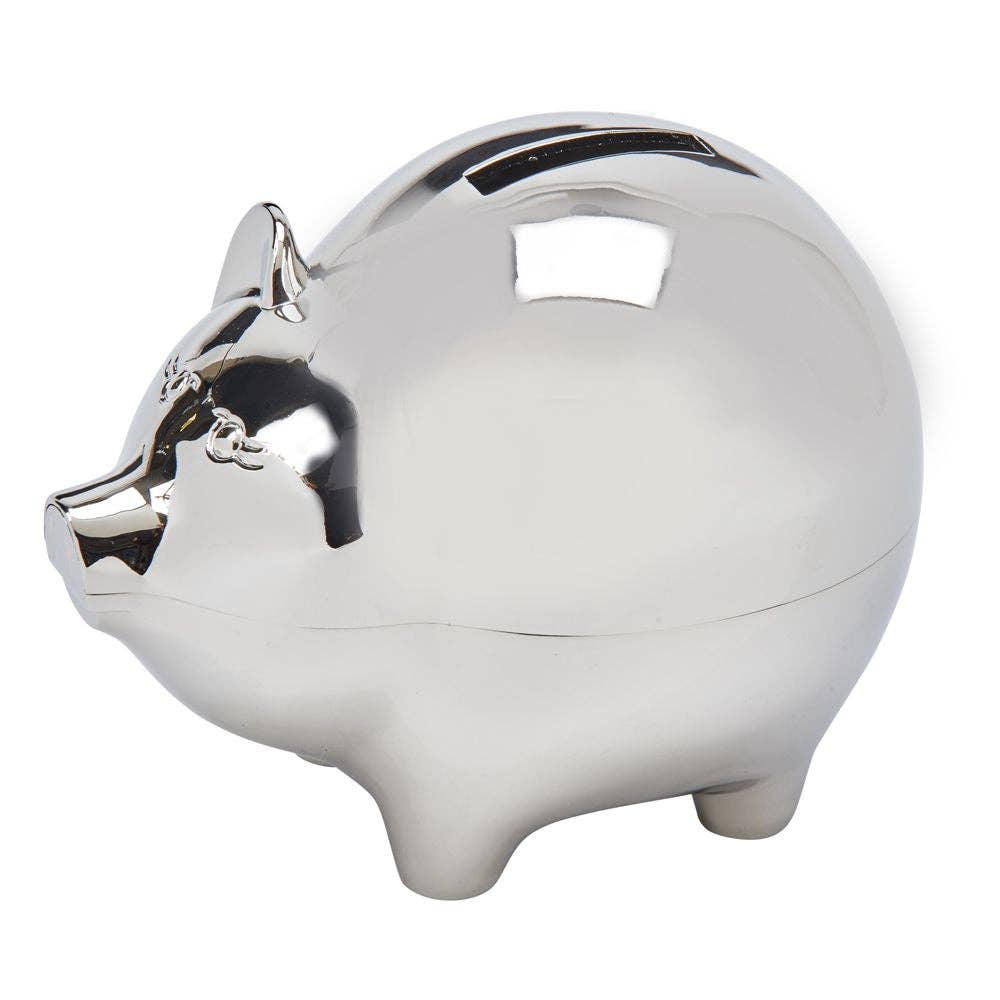 Creative Gifts International Inc. - Large Piggy Bank With Polished Finish