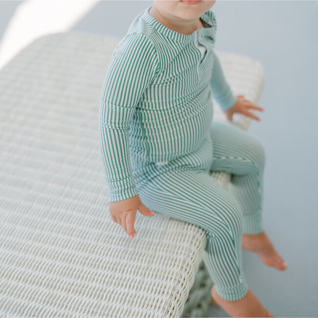 Minnow Pima Henley Pajama Set
