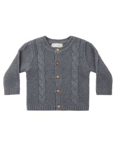 Quincy Mae Knit Cardigan Midnight