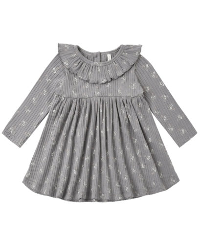 Rylee + Cru Ruffle Collar Dress
