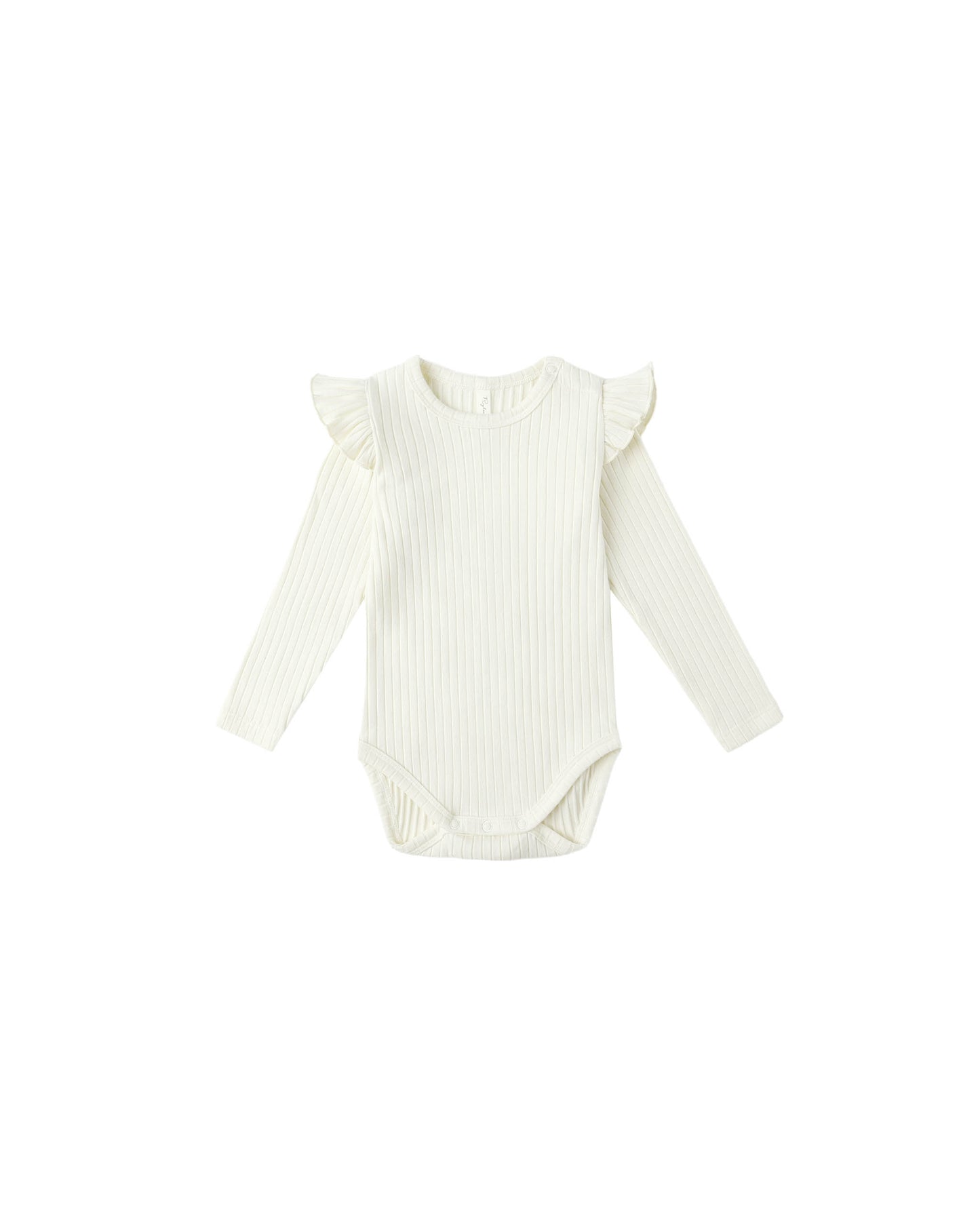 Rylee + Cru Shoulder Ruffle Bodysuit