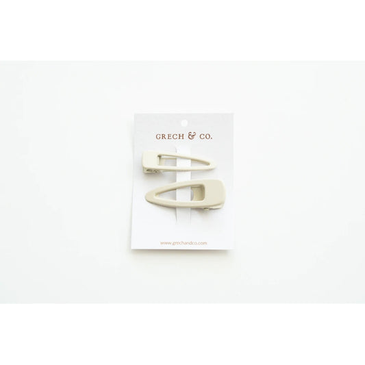 Grech & Co. Matte Hair Clips Set of 2
