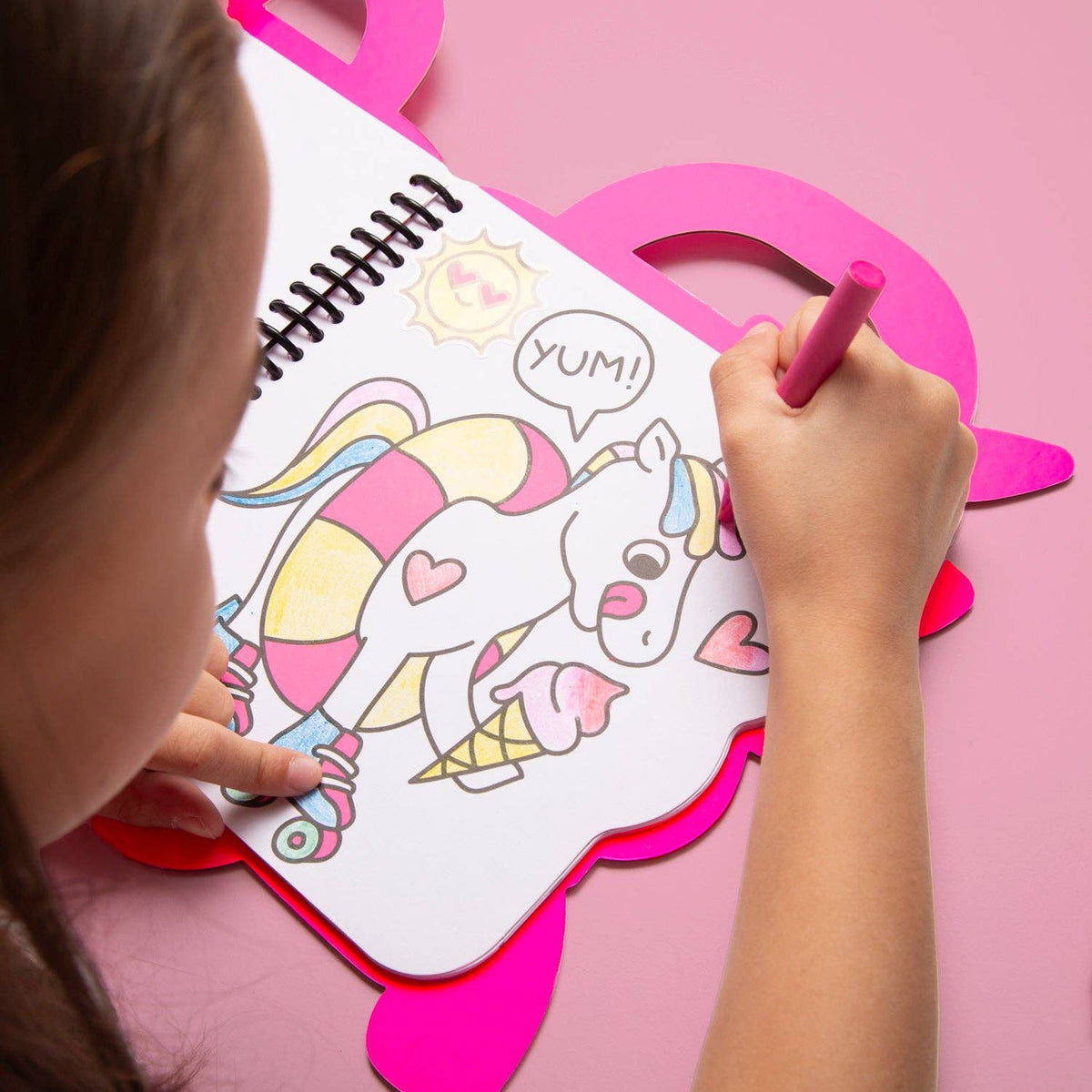 OMY - SUPER COLORING & STICKER BOOK - UNICORN