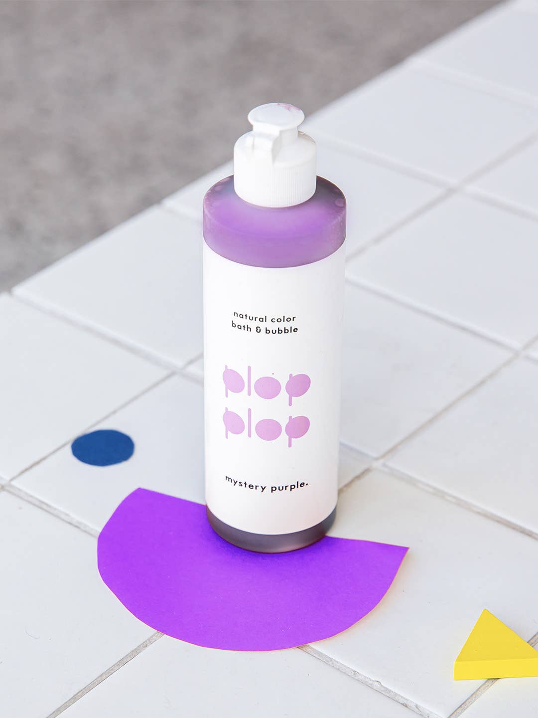 Living Refinery - Plop Plop Natural Color Bubble Bath - Mystery Purple (230g)