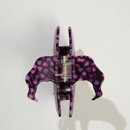 Adorro - Stained Glass Witch Hat Claw Clip - Medium