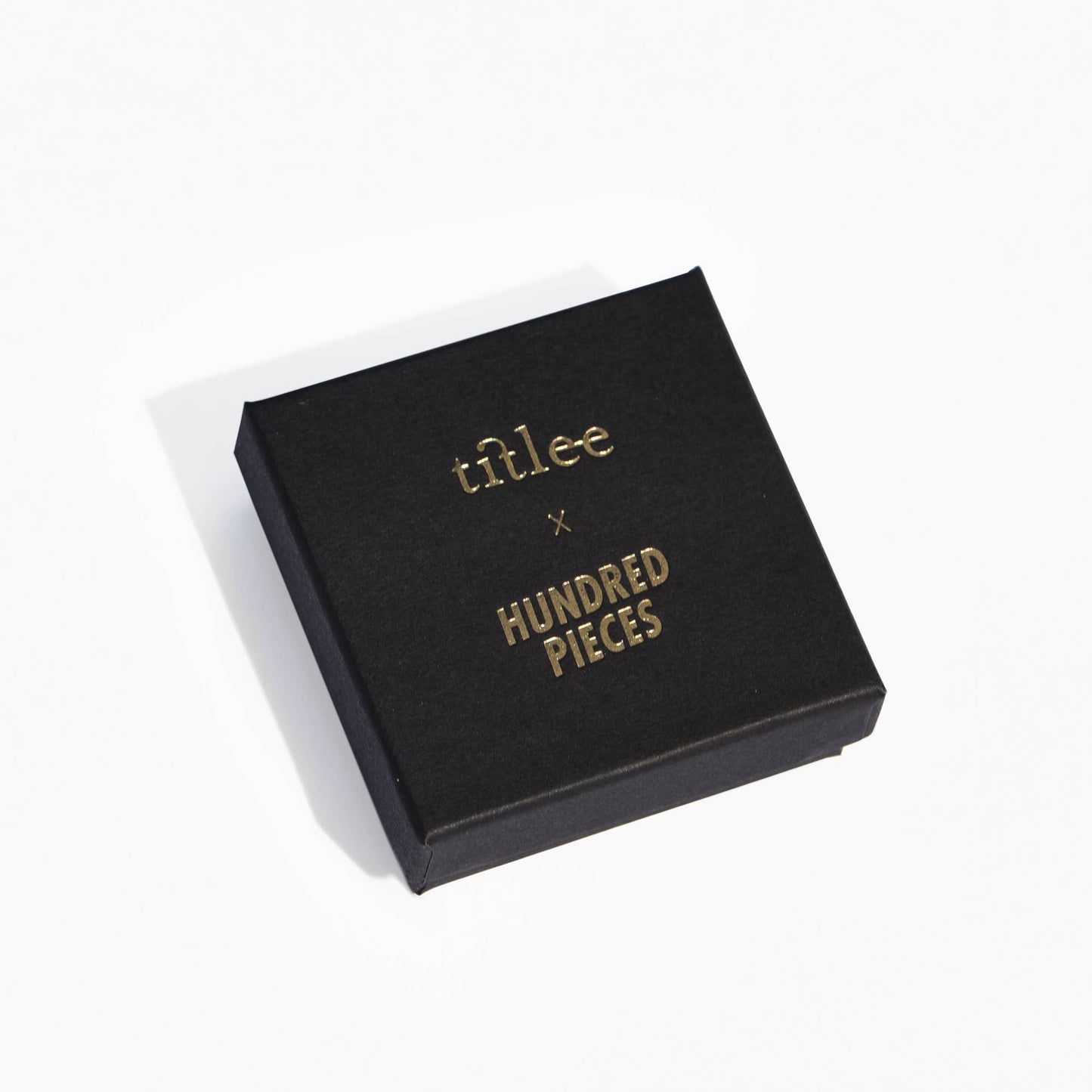 Titlee - COEUR BRISÉ broken heart necklace x Hundred Pieces