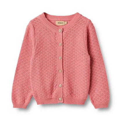 Wheat Knit Cardigan Magnella