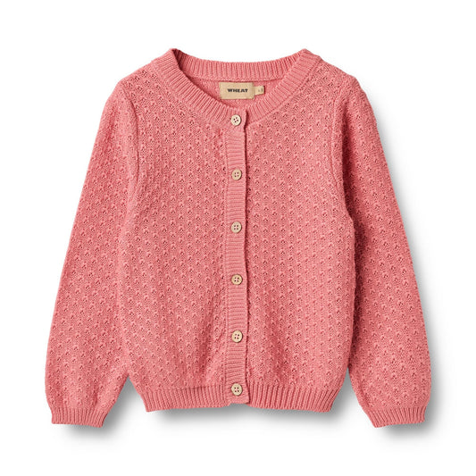 Wheat Knit Cardigan Magnella