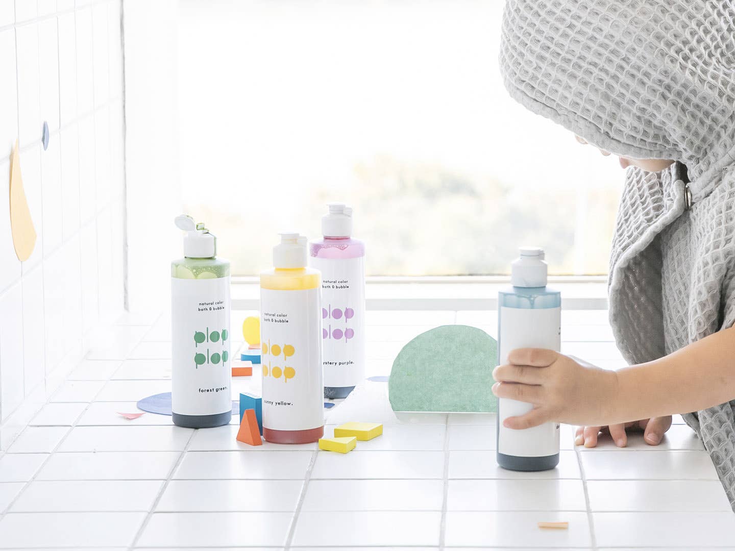 Living Refinery - Plop Plop Natural Color Bubble Bath - Forest Green (230g)