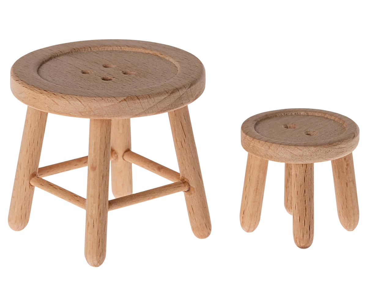 Maileg Table and Stool Set