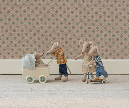 Maileg Pram with Baby Mouse