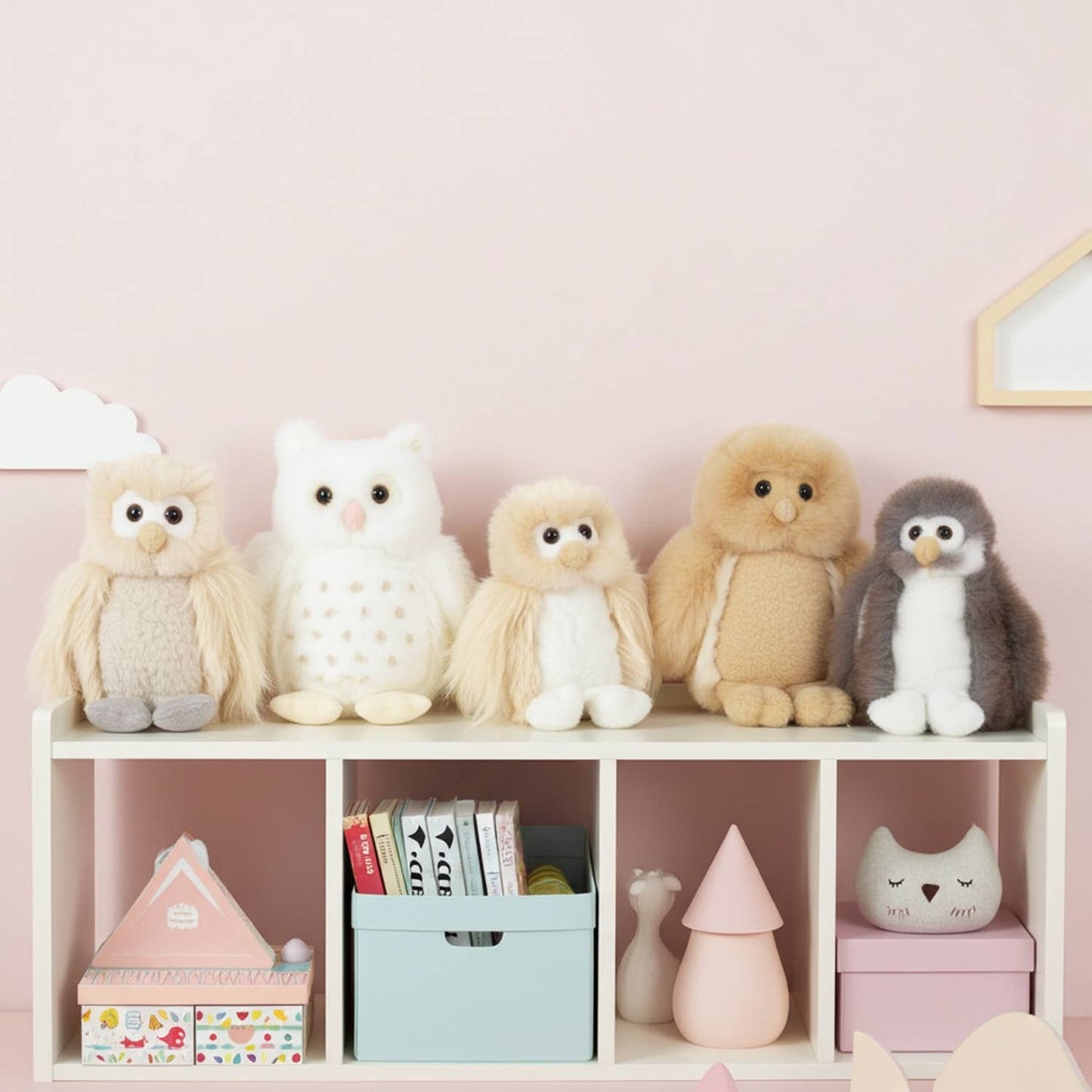 Shupaca Alpaca - Alpaca Stuffed Animal - Owl Large
