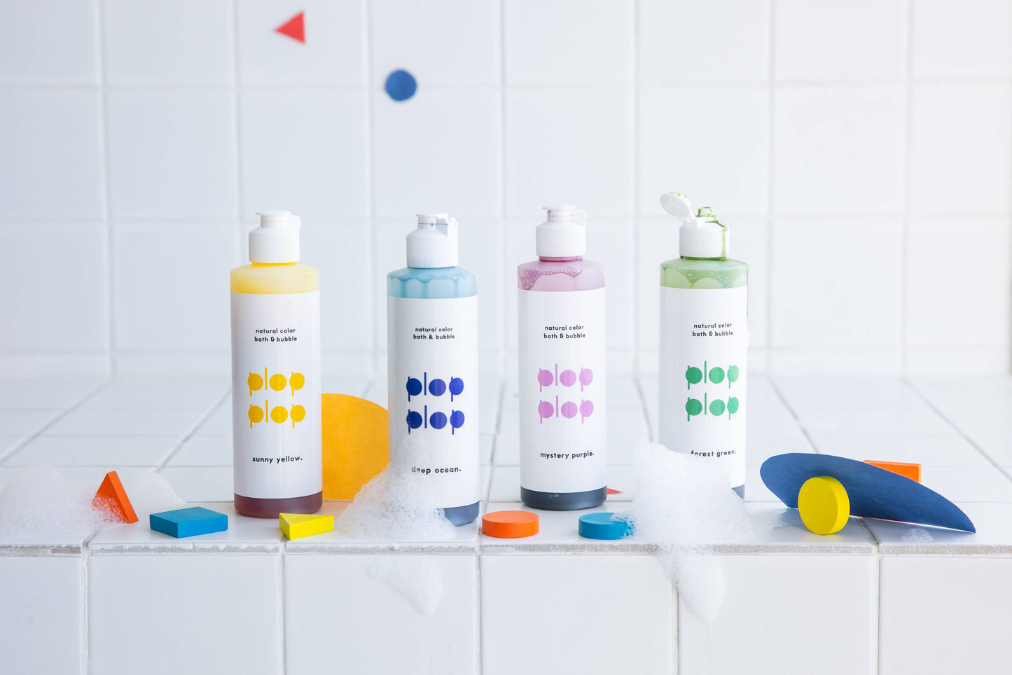 Living Refinery - Plop Plop Natural Color Bubble Bath - Ocean Blue (230g)